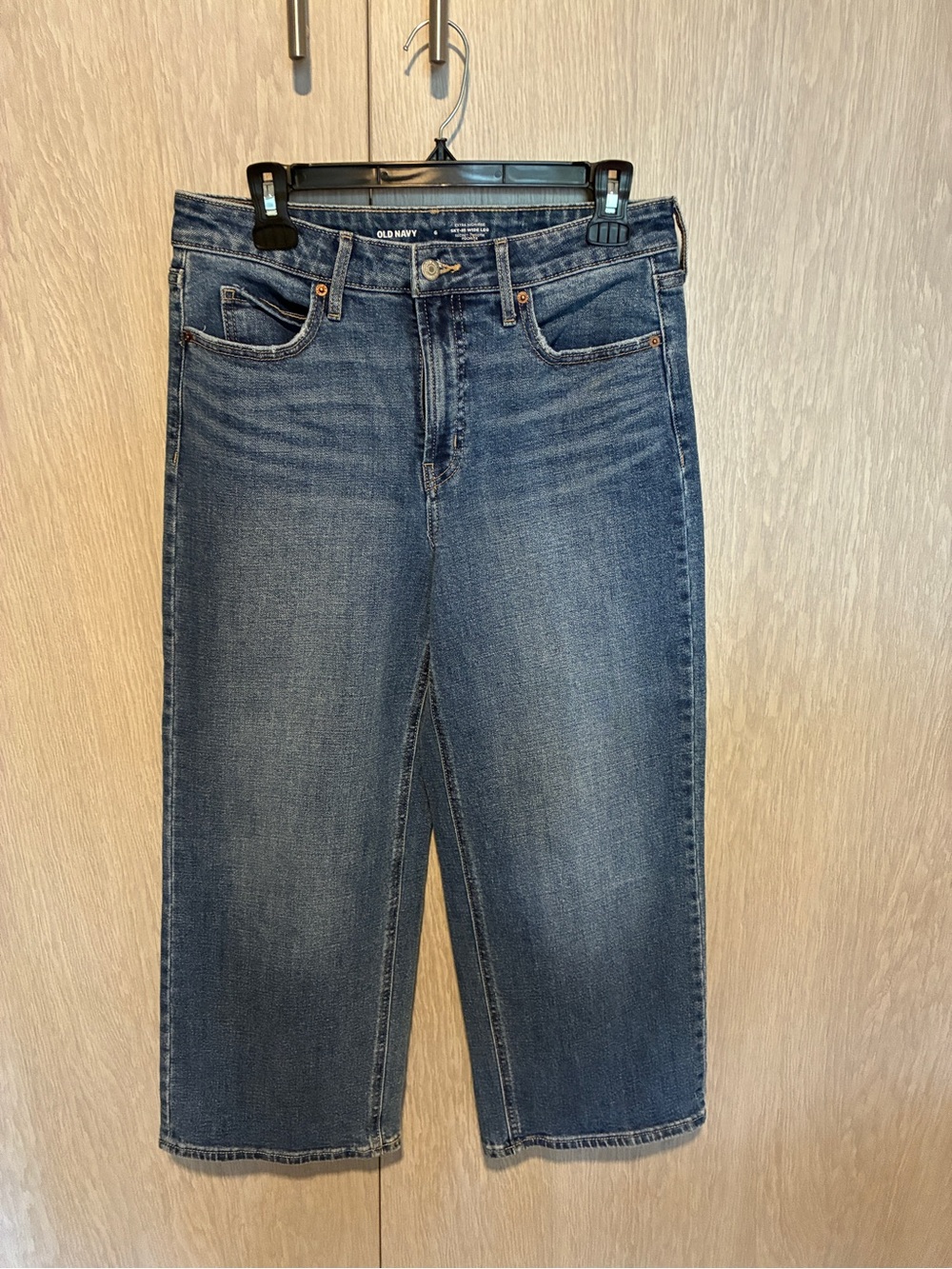 Old Navy Women's Dark Blue Straight Leg Jeans